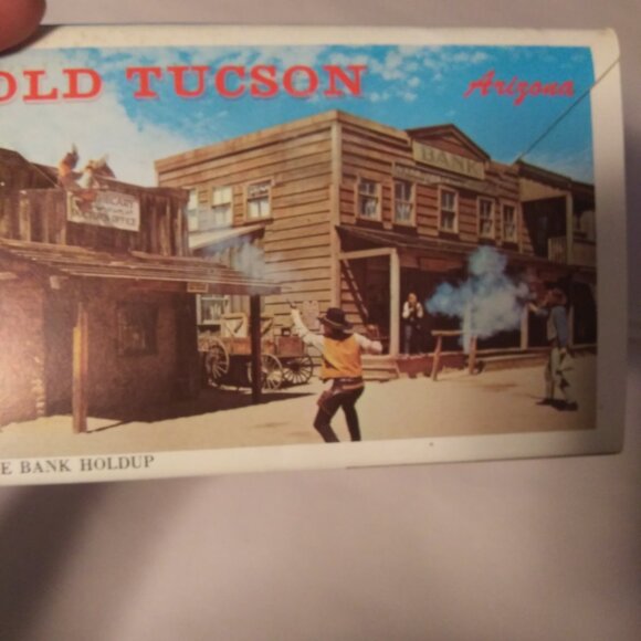 Old Tucson Arizona Souvenir Folder postcards with flaws - Picture 4 of 16